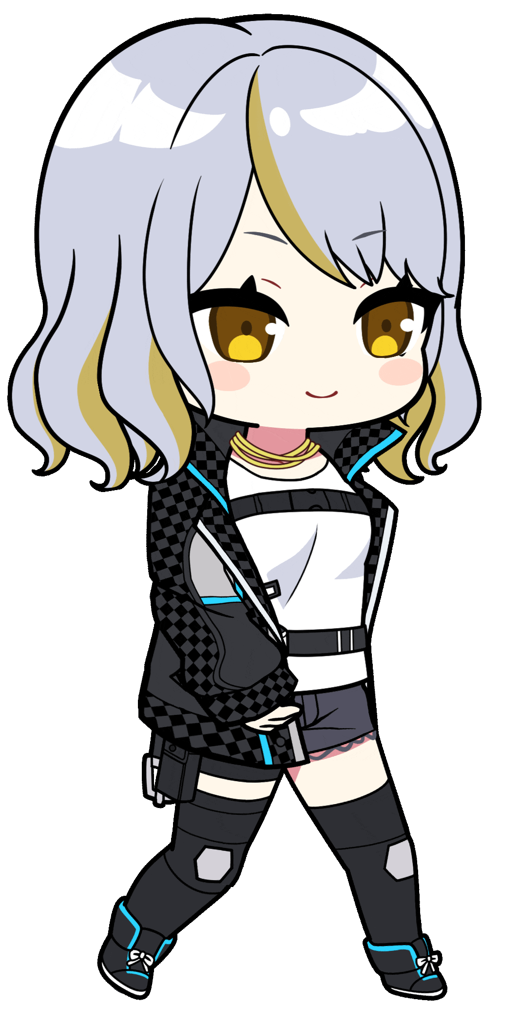 ミロ歩くモーション_重力感あり